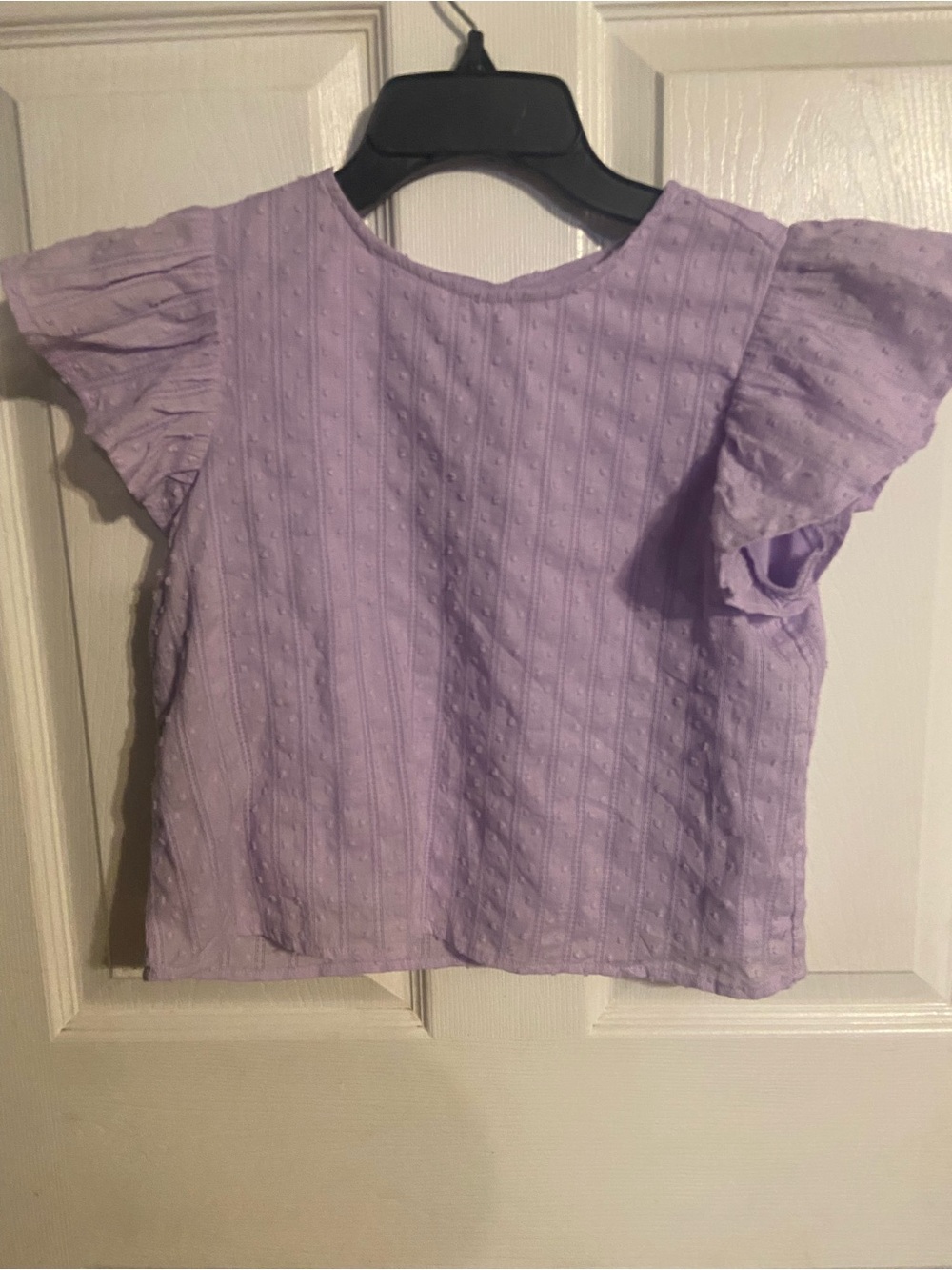 EUC Shop The Mint Girls Shirt & Skort Set Sz 10/12 Light Purple Short Sleeve